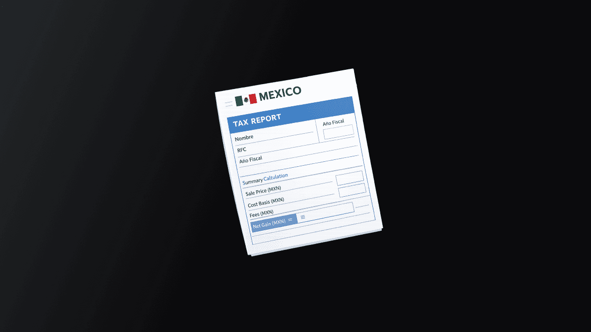 Crypto Taxes in Mexico (2026): Capital Gains Guide 