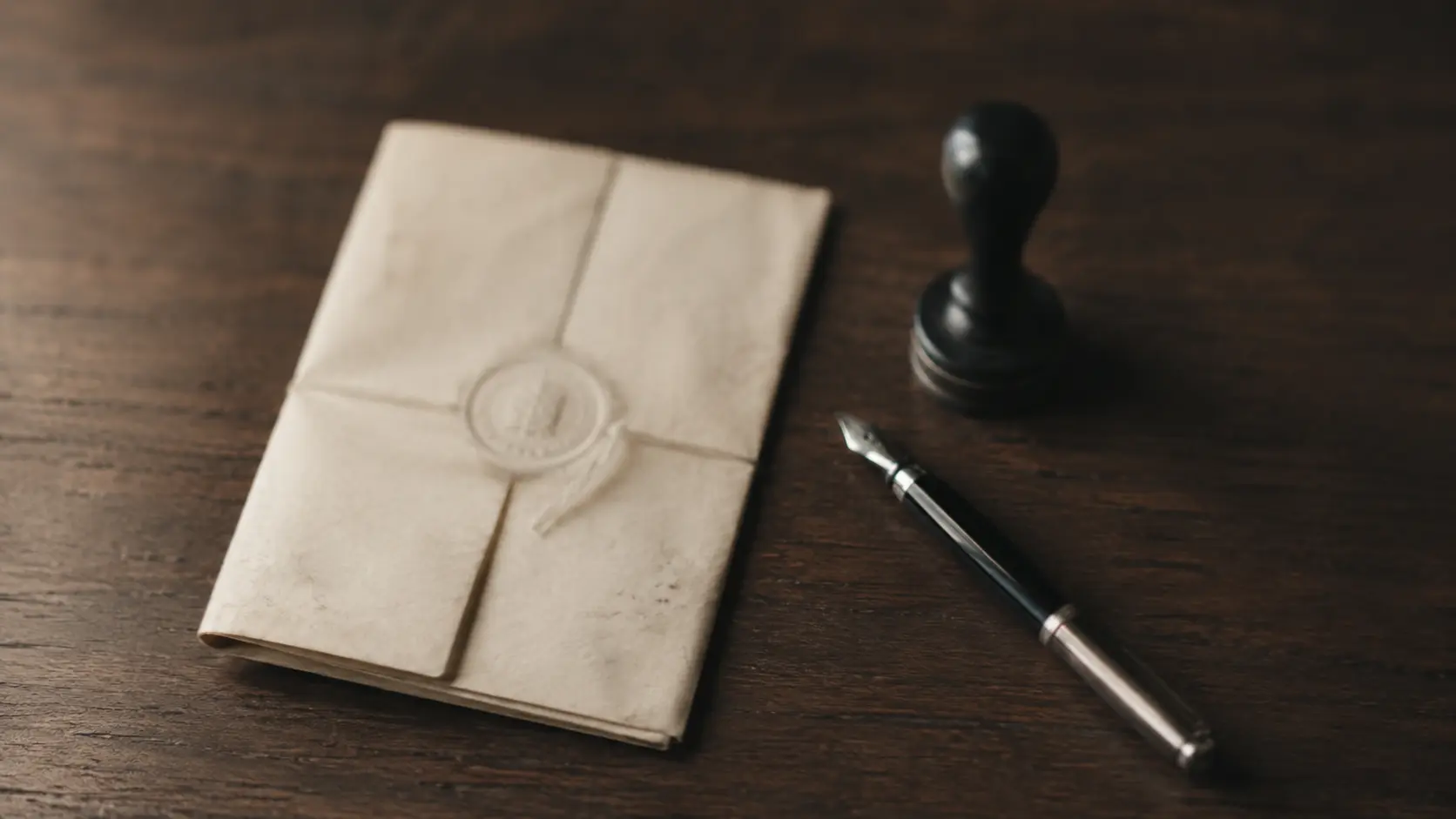 Notary office with legal documents