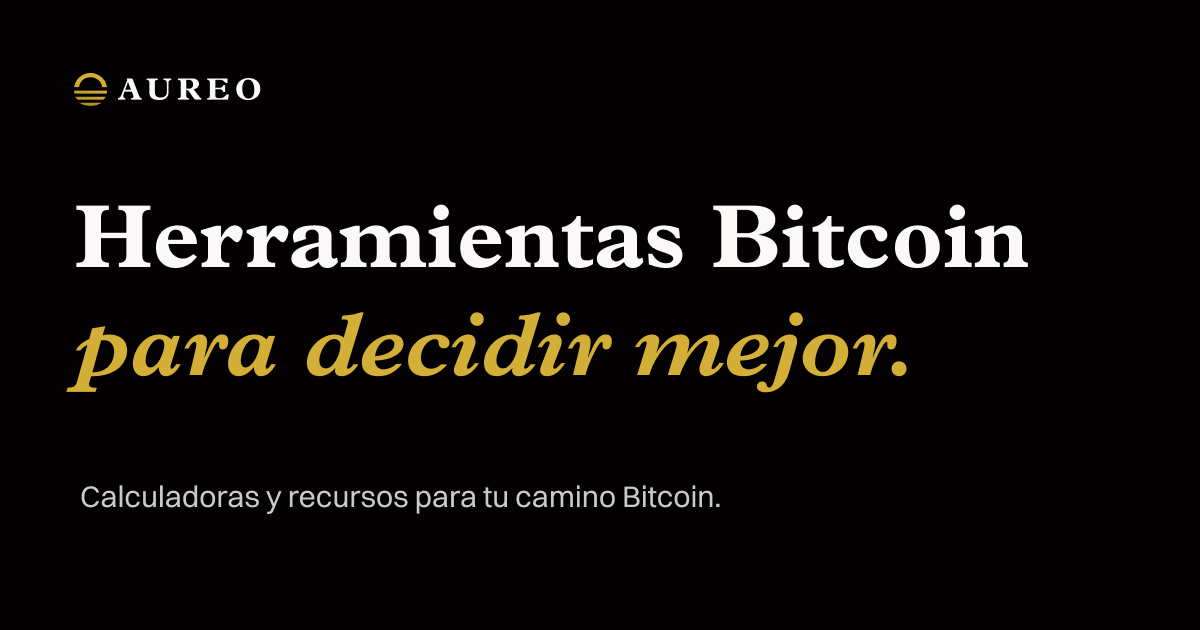 Herramientas Bitcoin | Aureo